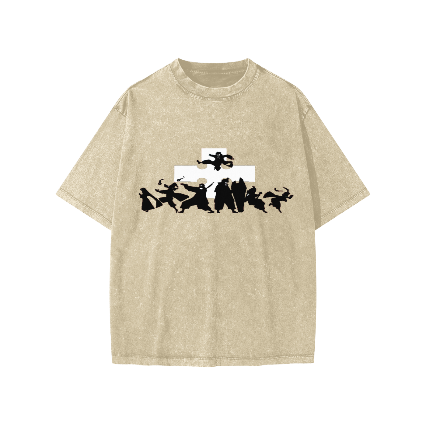 "FINAL STAND" -  Eren Yeager -   AOT Anime Vintage Washed Oversized T-Shirt V2