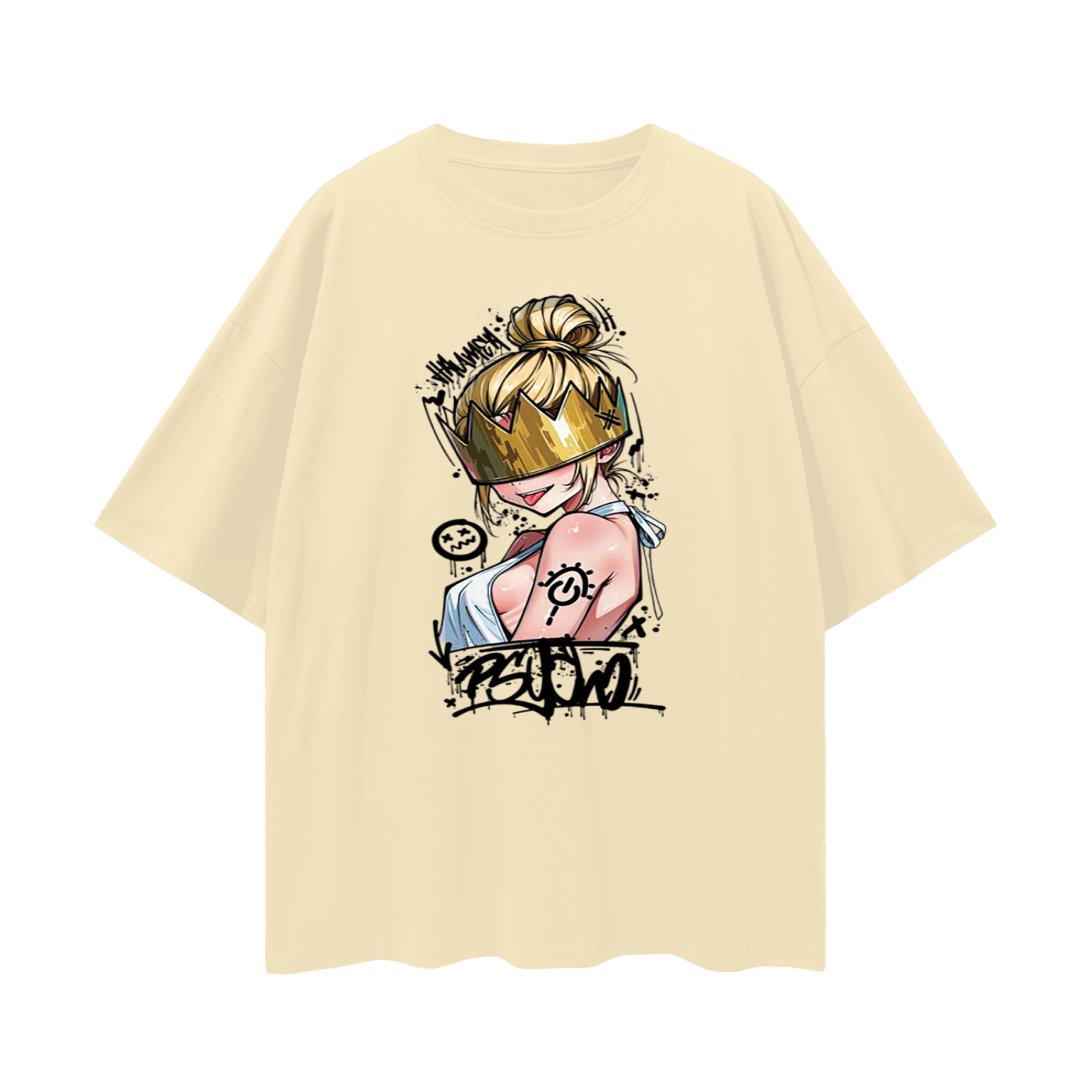 "SPECTER CROWN" - Haumea -  Fire Force Anime Oversized T-Shirts | 2 Option