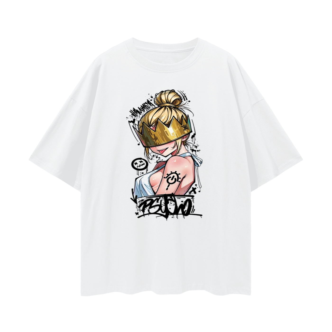 "SPECTER CROWN" - Haumea -  Fire Force Anime Oversized T-Shirts | 2 Option