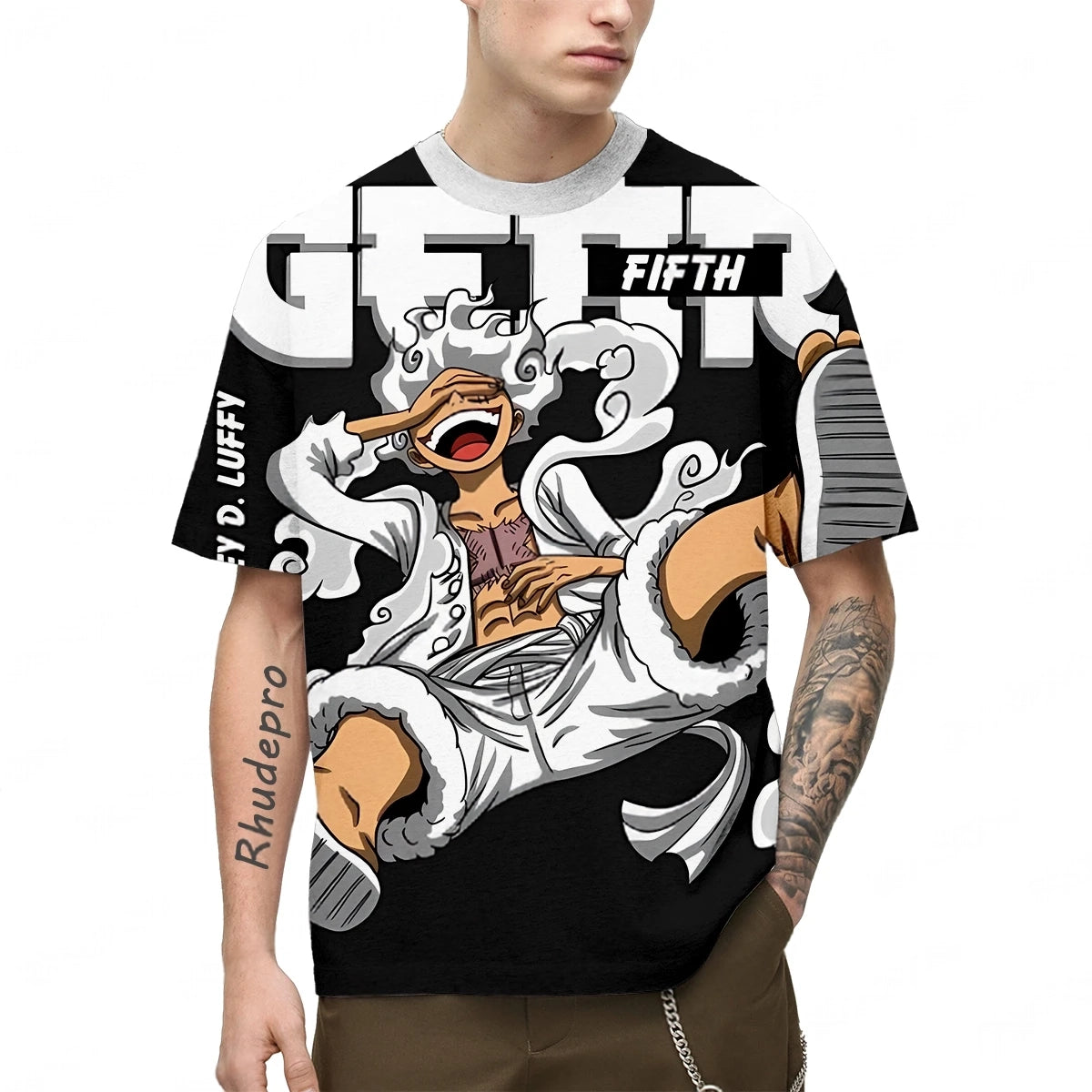 "FIFTH GEAR" - Monkey D. Luffy - One Piece Anime T-Shirt