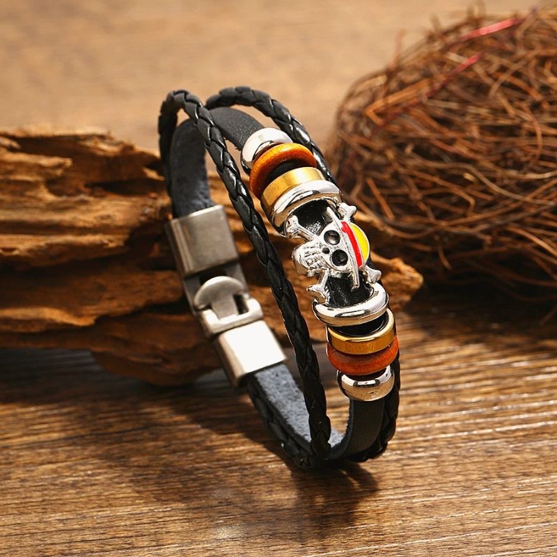 Anime - Streetwear - "MUGIWARA BRACELET" - One Piece Anime - Alpha Weebs