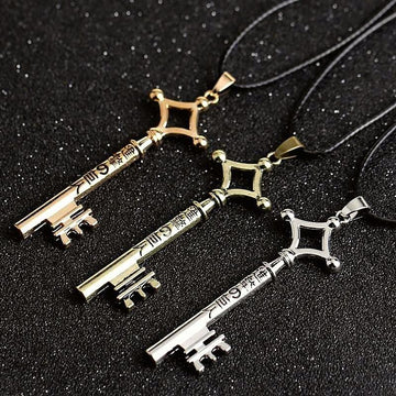 Anime - Streetwear - "KEY TO THE PAST" - Eren Yeager Necklace | 3 options - AOT Anime - Alpha Weebs