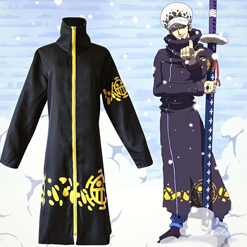 Anime - Streetwear - "THE SURGEON" - Trafalgar D. Law Winter Coat - One Piece Anime - Alpha Weebs