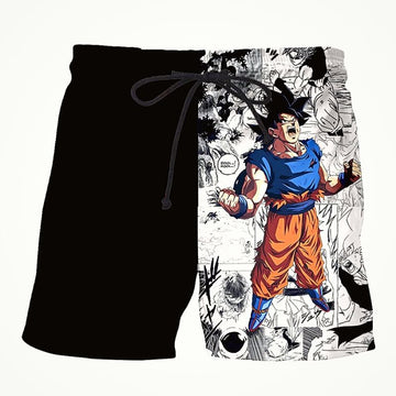 Anime - Streetwear - UI Goku Shorts - DBZ Anime - Alpha Weebs