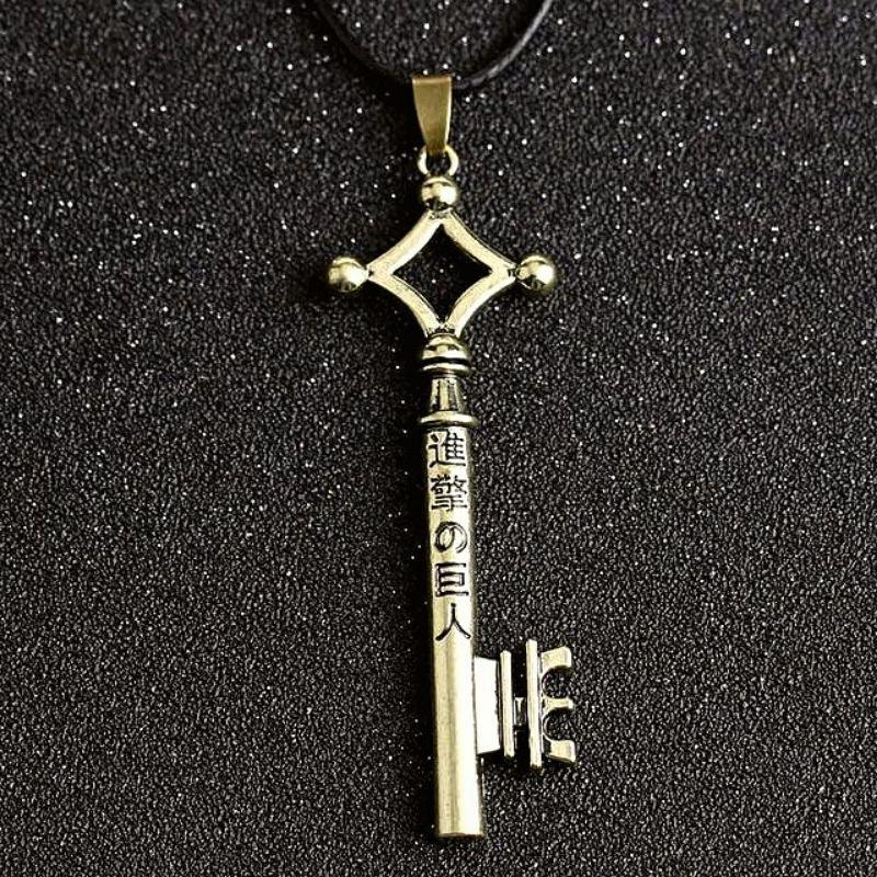 Anime - Streetwear - "KEY TO THE PAST" - Eren Yeager Necklace | 3 options - AOT Anime - Alpha Weebs