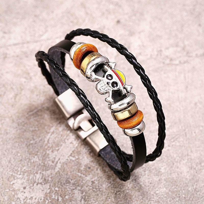 Anime - Streetwear - "MUGIWARA BRACELET" - One Piece Anime - Alpha Weebs