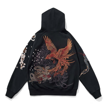 "FOLKLORE" - Embroidered Zip-Up Anime Jacket