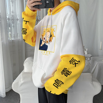 Anime - Streetwear - Denki Kaminari - MHA Anime Oversized Hoodies | 3 Colors - Alpha Weebs