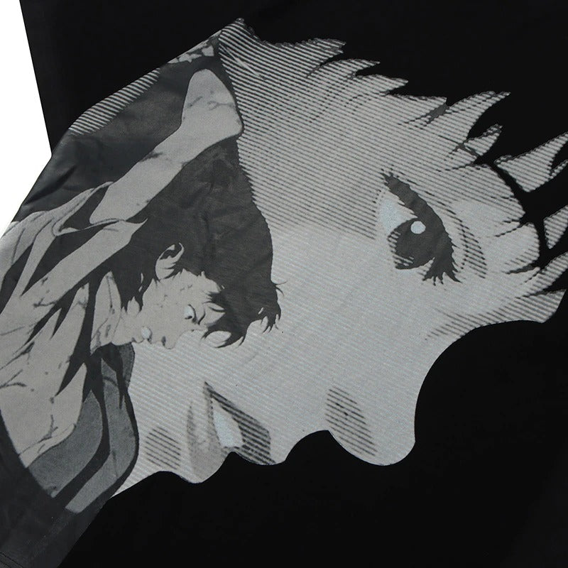 Anime - Streetwear - "DETERMINATION" - Oversized Anime T-Shirts | 2 Colors - Alpha Weebs