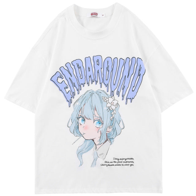 Third Person Omega - ANIME GIRL - White T Shirt –