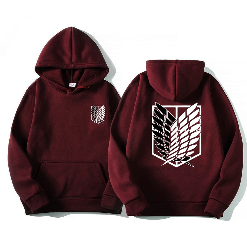 "FLY FREEDOM WINGS" - Attack On Titan Anime Hoodies | 8 Colors
