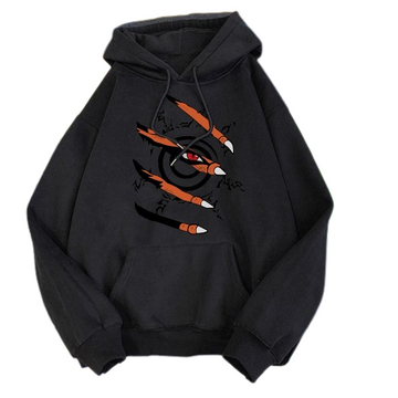 "CAGED BEAST" - Kurama - Naruto Anime Oversized Hoodie | 5 Colors