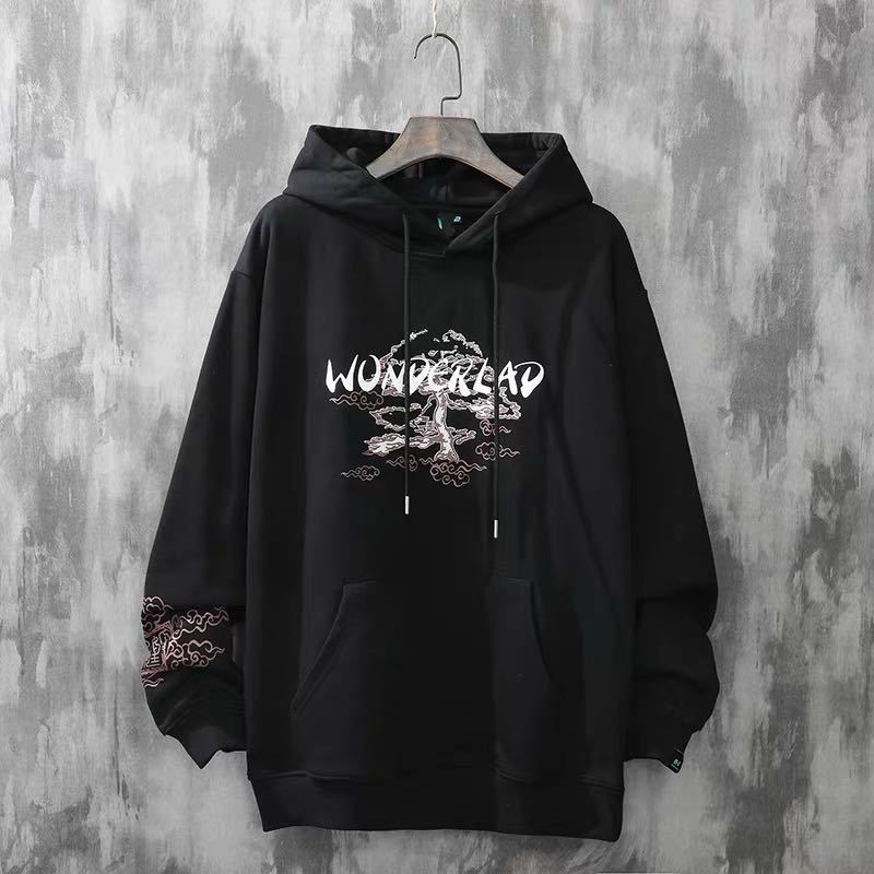 Anime - Streetwear - "JAPANESE LANDSCAPE" - Anime Oversized Hoodie | 2 colors - Alpha Weebs