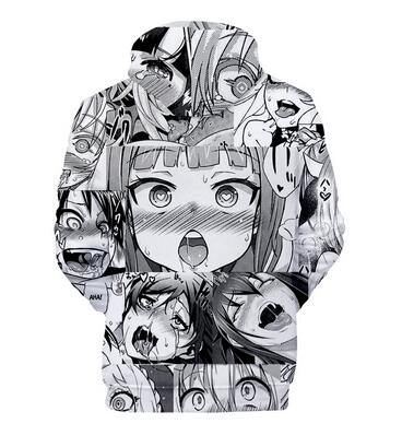 Anime - Streetwear - Ahegao Bentai Anime Hoodie - Alpha Weebs