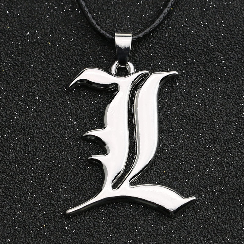 Anime - Streetwear - "Brilliance" - Death Note L Anime Pendant Necklace | 2 option - Alpha Weebs