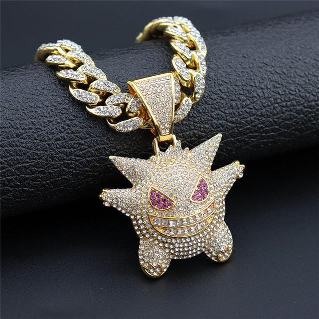 Anime - Streetwear - Pokemon Gengar Bust Down Anime Necklaces | 4 Option - Alpha Weebs