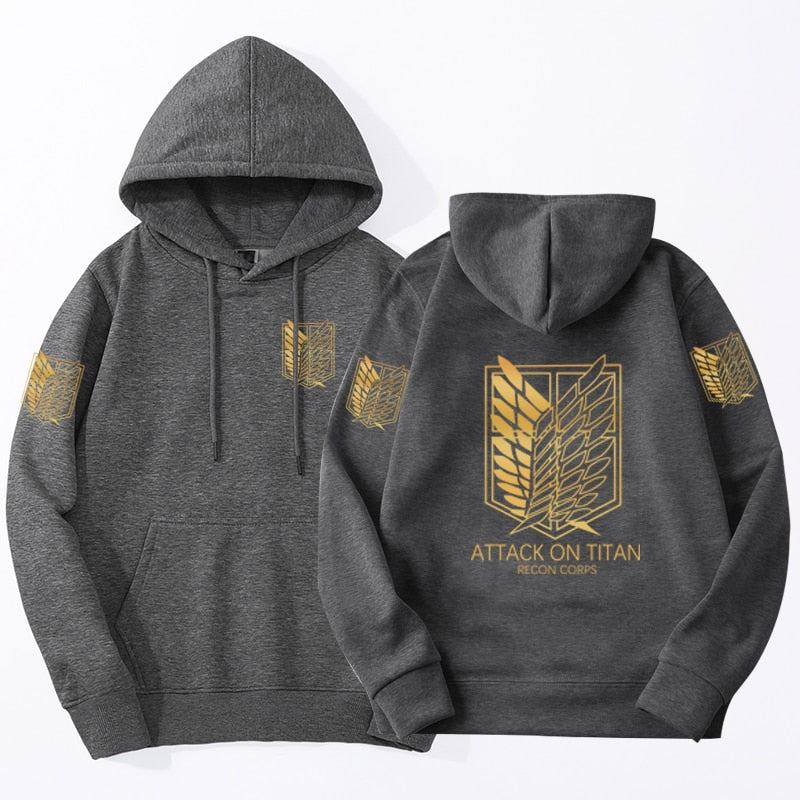 Golden Scouts - Attack On Titan Anime Printed Hoodies  | 5 Colors