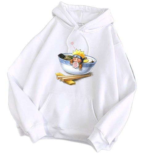 "CHIBI RAMEN" - Naruto Anime Oversized Hoodie | 5 Colors
