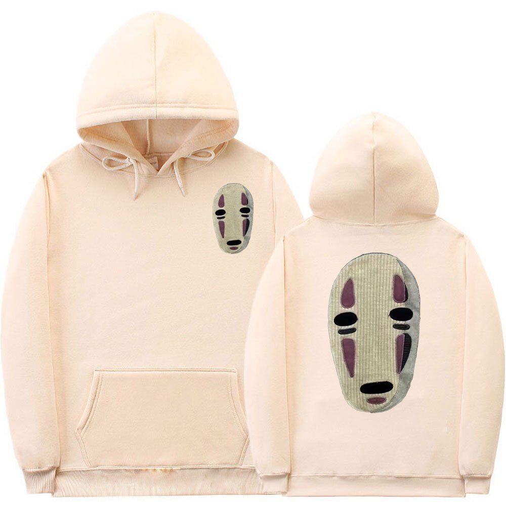 Anime - Streetwear - "No Face" Studio Ghibli Anime Oversized Hoodies | 6 Colors - Alpha Weebs