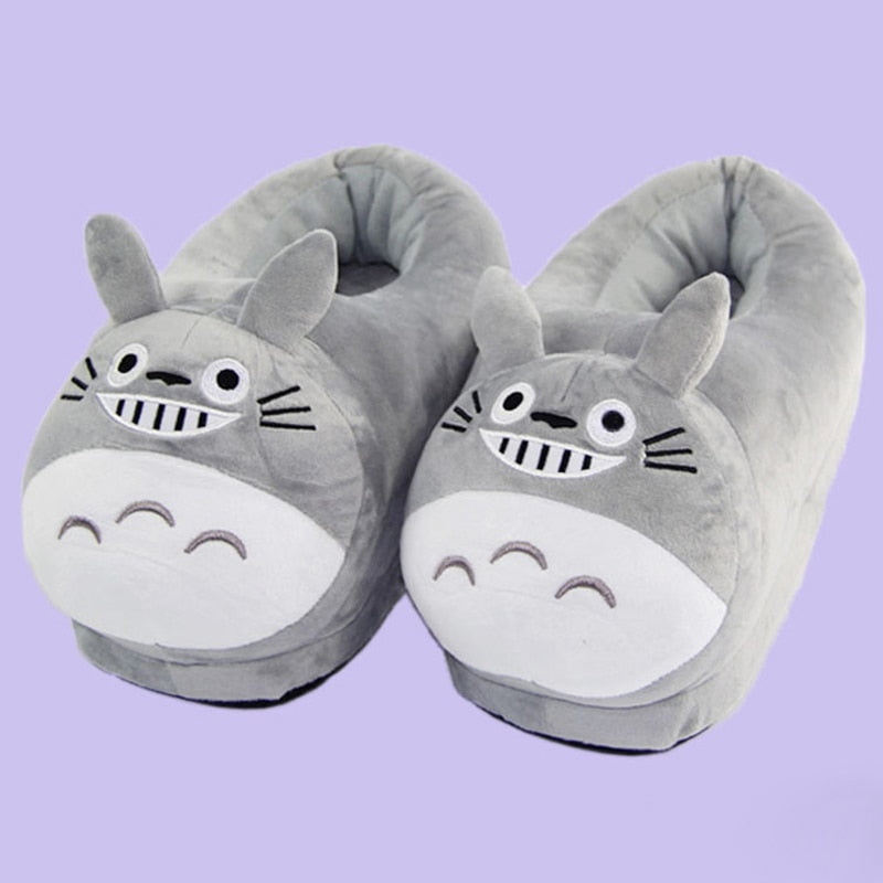 Anime - Streetwear - My Neighbor Totoro - Studio Ghibli Anime Plush Shoes | 4 Option - Alpha Weebs