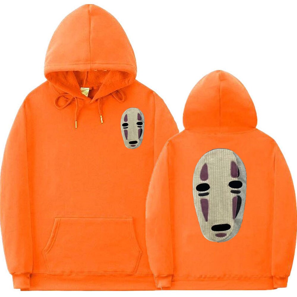 Anime - Streetwear - "No Face" Studio Ghibli Anime Oversized Hoodies | 6 Colors - Alpha Weebs