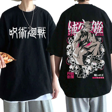 Anime - Streetwear - "Ryomen Sukuna" Jujutsu Kaisen Anime Oversized T- Shirts | 5 Colors - Alpha Weebs
