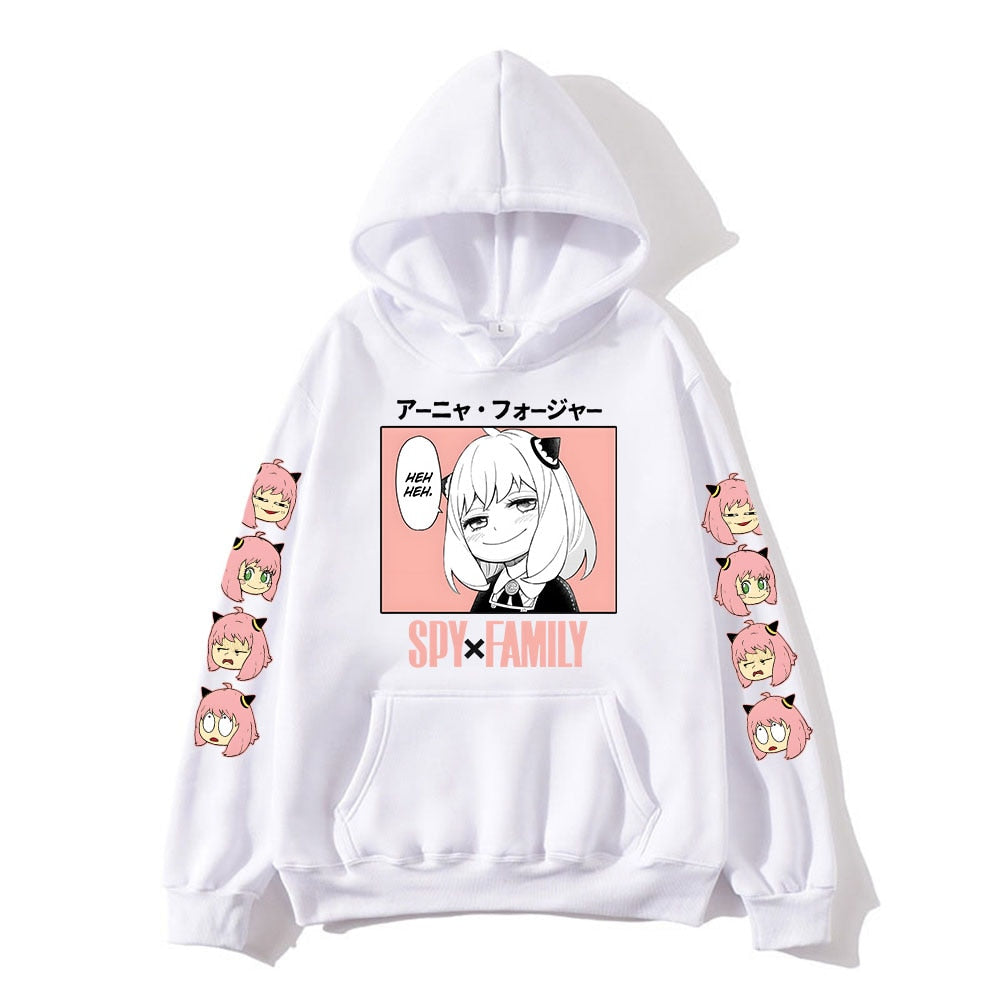 Anime - Streetwear - "Anya Forger" Spy X Family Anime Oversized Hoodies | 6 Colors - Alpha Weebs