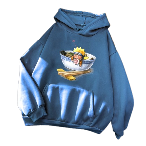 "CHIBI RAMEN" - Naruto Anime Oversized Hoodie | 5 Colors
