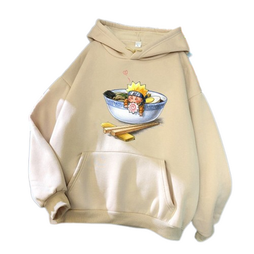"CHIBI RAMEN" - Naruto Anime Oversized Hoodie | 5 Colors