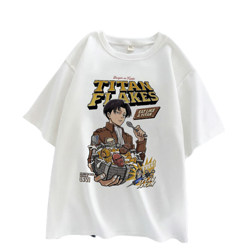 "LIL CAPTAIN" - Attack On Titan Anime Oversized T-Shirt | 2 Colors