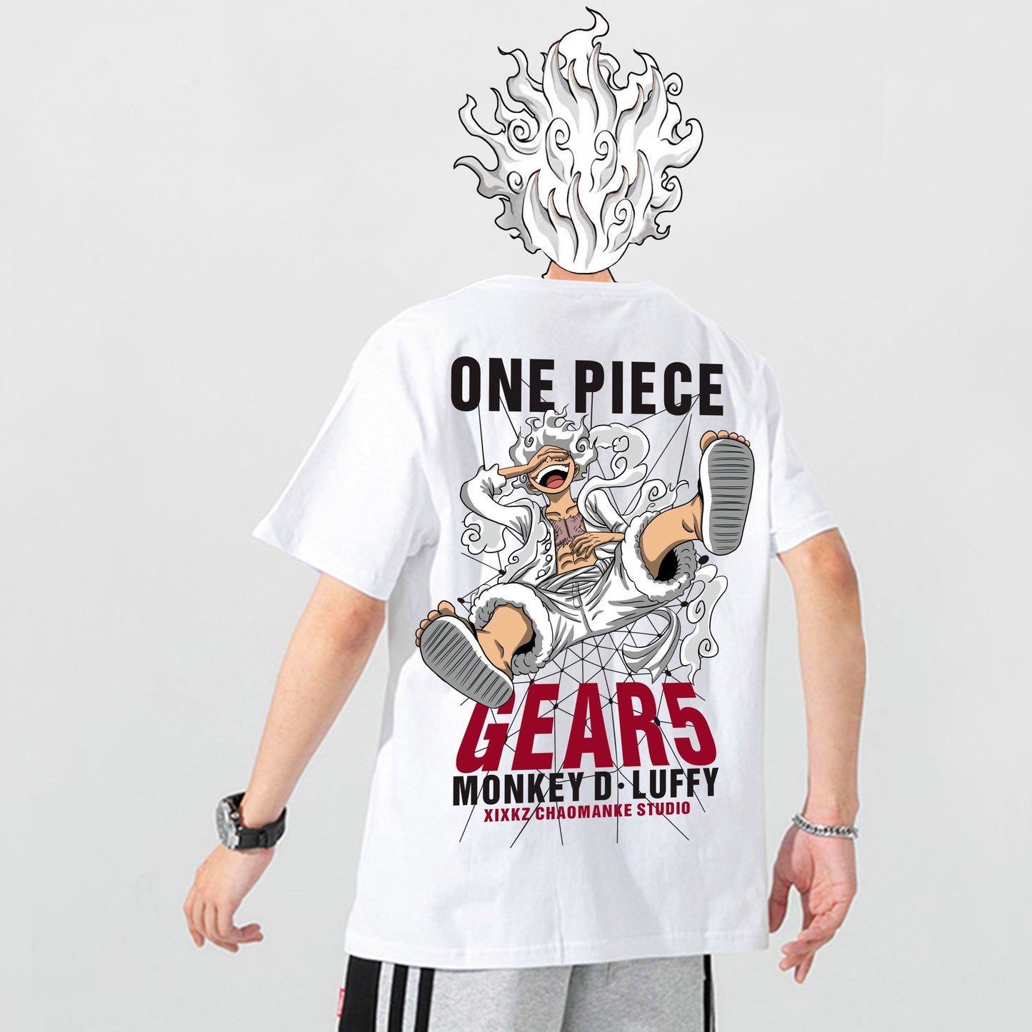 "GEAR-5" - Monkey D. Luffy - One Piece Anime Oversized T-Shirts | 2 Colors