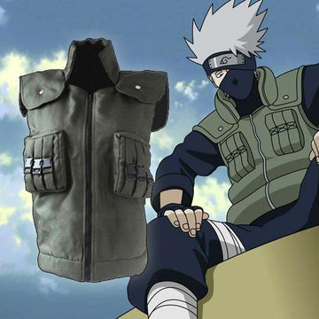 Anime - Streetwear - Konoha Flak Chunin / Vest Jacket - Naruto Anime - Alpha Weebs