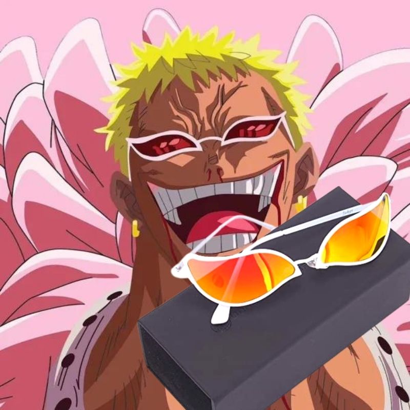 Anime - Streetwear - "HEAVENLY YAKSHA" - Doffy Sunglasses - One Piece Anime - Alpha Weebs