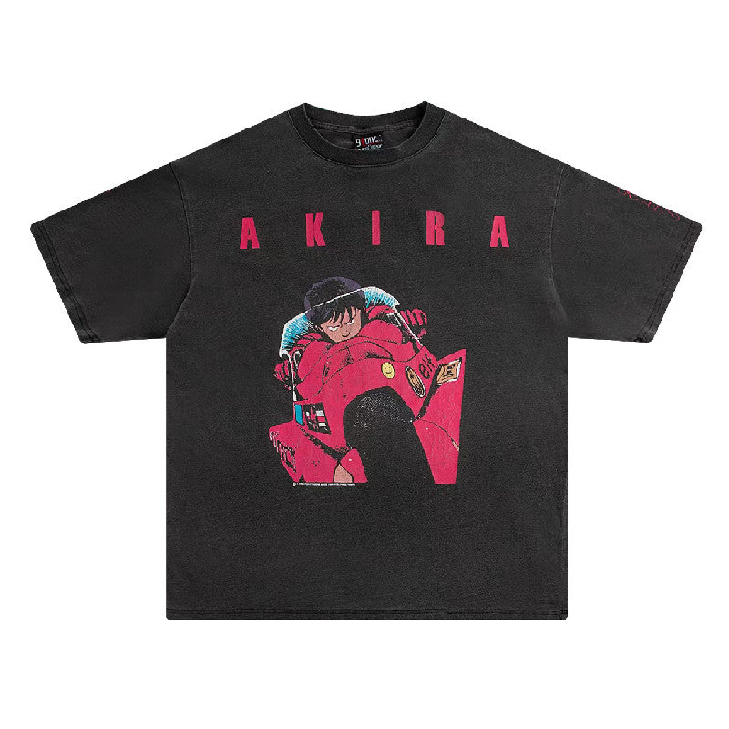 Anime - Streetwear - "APOCOLYPS" - Akira Anime Oversized Vintage Style Kei T-Shirt - Alpha Weebs