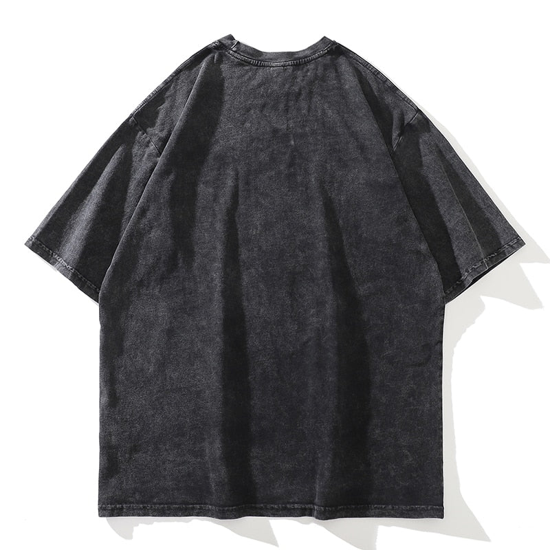 Anime - Streetwear - "GODFATHER" - DBZ Anime Bardock Oversized T-Shirts - Alpha Weebs