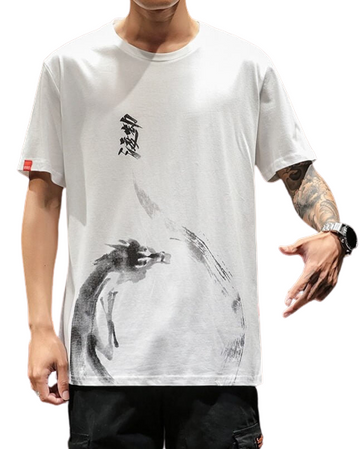 "WISHFUL DRAGON" - Shenron Calligraphic T-shirt | 3 colors - DBZ Anime