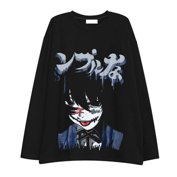 Anime - Streetwear - Kakegurui "Yumeko" Anime Oversized Sweatshirt | 2 Option - Alpha Weebs