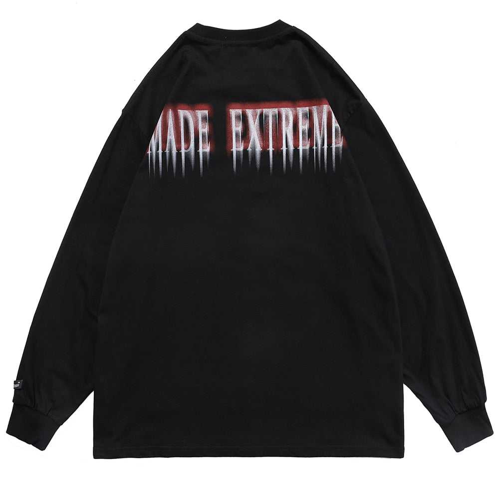 Anime - Streetwear - "STREET STYLE" - Death Note Anime Misa Amane Long-sleeve Shirt | 2 Colors - Alpha Weebs