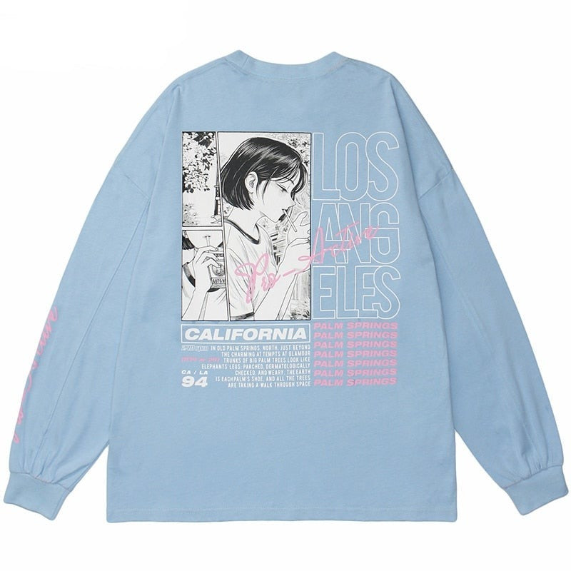 Anime - Streetwear - "PRO-ACTIVE" - Anime Sweatshirt | 2 Colors - Alpha Weebs