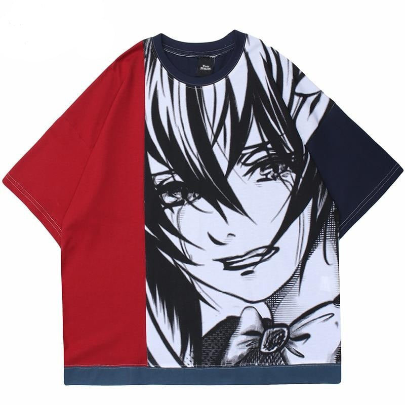 Anime - Streetwear - "KANASHII" - Anime T-Shirt | 2 Colors - Alpha Weebs