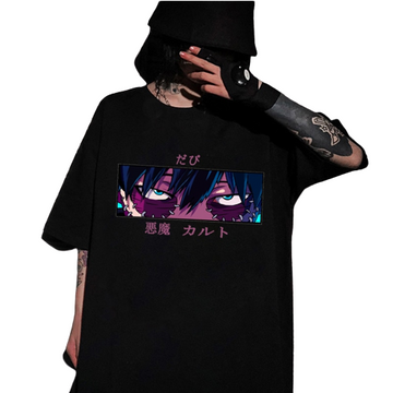 "DEVILS EYES" - My Hero Academia Anime Dabi Oversized T-Shirts | 2 Colors