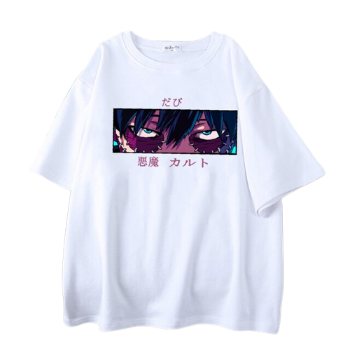 Anime - Streetwear - "DEVILS EYES" - My Hero Academia Anime Dabi Oversized T-Shirts | 2 Colors - Alpha Weebs